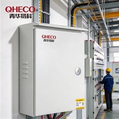 Caja de distribución de acero montada en la pared